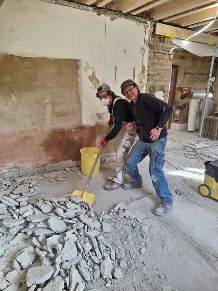 Albergo Etrusco vor und während der Renovation, Bild 4 von 24