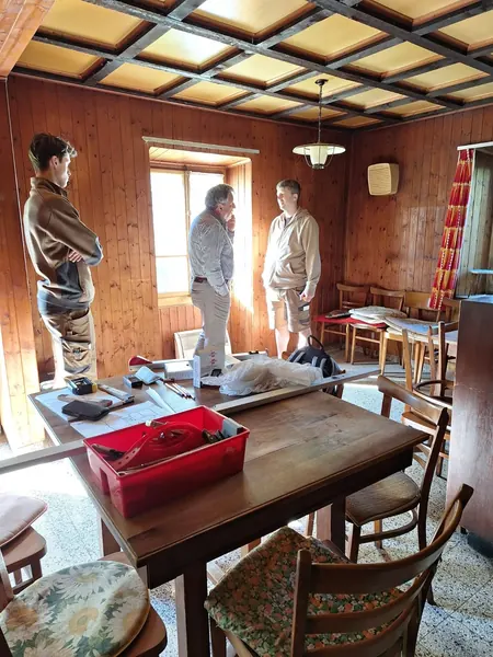 Albergo Etrusco vor und während der Renovation, Bild 7 von 24