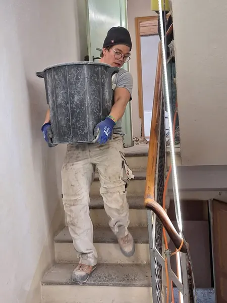 Albergo Etrusco vor und während der Renovation, Bild 13 von 24