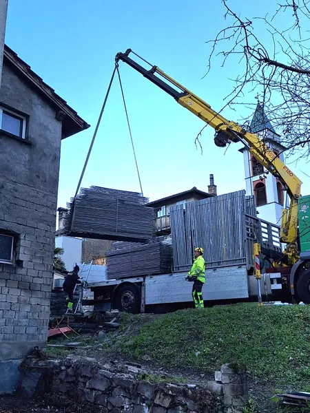 Albergo Etrusco vor und während der Renovation, Bild 15 von 24