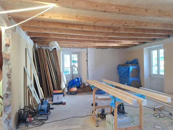Albergo Etrusco vor und während der Renovation, Bild 17 von 24