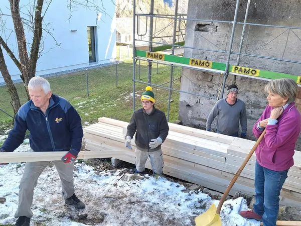 Albergo Etrusco vor und während der Renovation, Bild 22 von 24